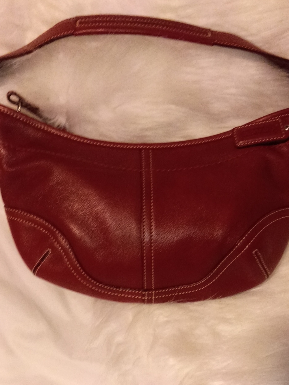 Coach VINTAGE Soho bag in red leather